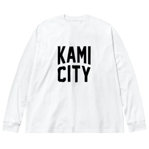 香美市 KAMI CITY ビッグシルエットロングスリーブTシャツ