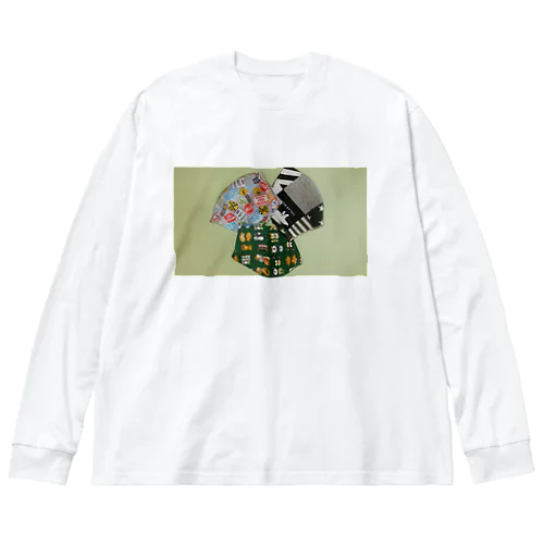 マスクの花 Big Long Sleeve T-Shirt