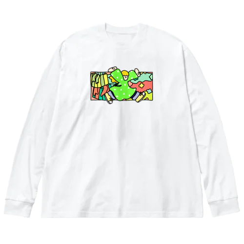 Xの女の子（前） Big Long Sleeve T-Shirt