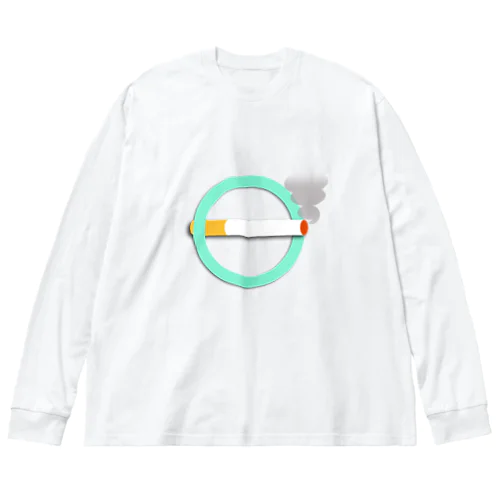 喫煙マーク Big Long Sleeve T-Shirt