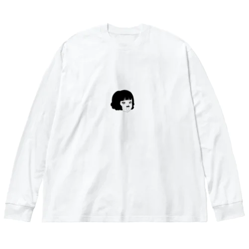 ひげ Big Long Sleeve T-Shirt