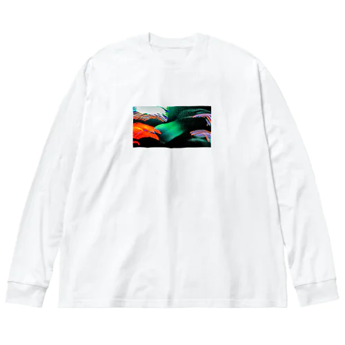 絡まるネオン Big Long Sleeve T-Shirt