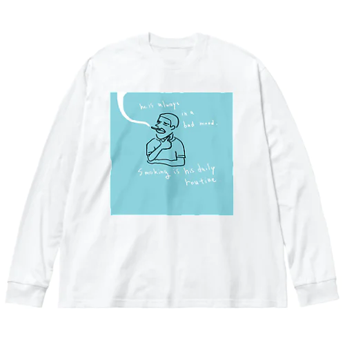 smorking boy ビッグシルエットロングスリーブTシャツ