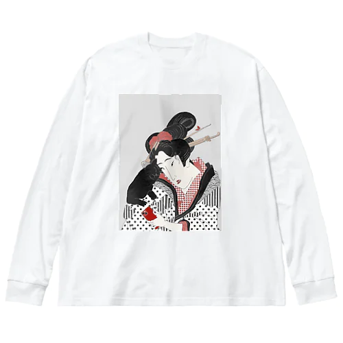 with my bestie  猫は人生の友 Big Long Sleeve T-Shirt