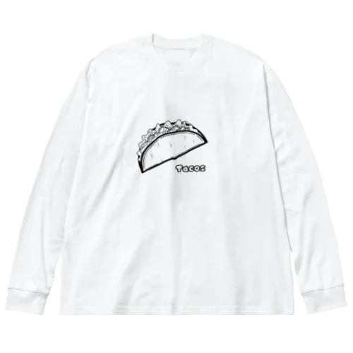 タコス　tacos ビッグシルエットロングスリーブTシャツ