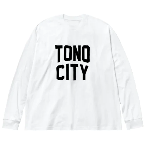 遠野市 TONO CITY 루즈핏 롱 슬리브 티셔츠