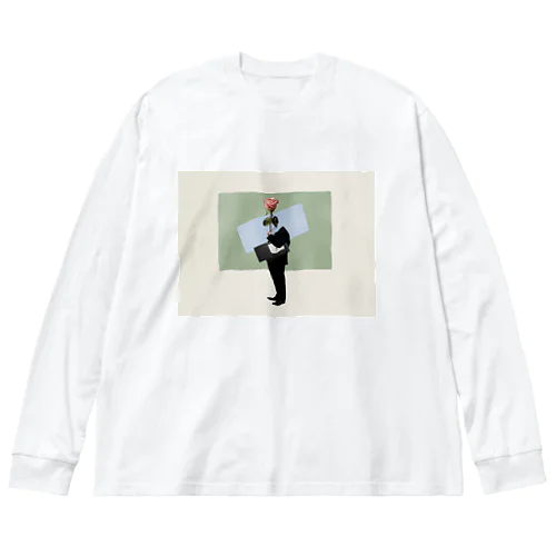 MPCワキハサミ薔薇 Big Long Sleeve T-Shirt