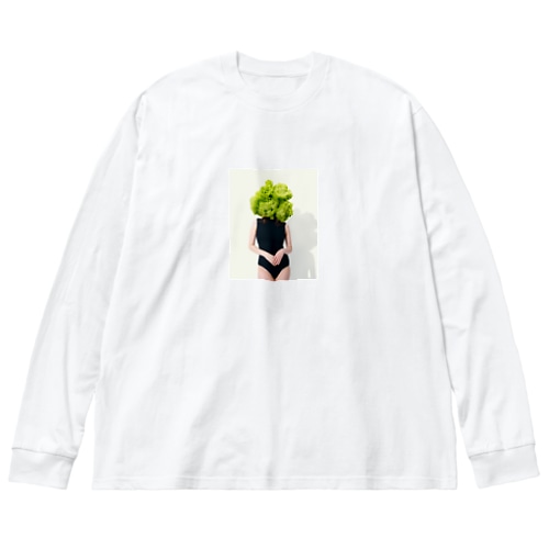 土桔梗(Eustoma) Big Long Sleeve T-Shirt