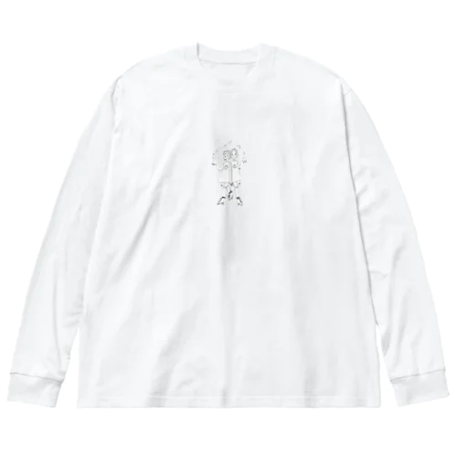 双子座のふたご ビッグシルエットロングスリーブTシャツ