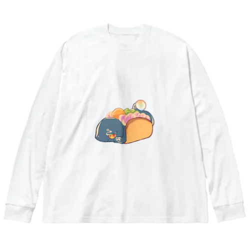 さくらずんだ ビッグシルエットロングスリーブTシャツ