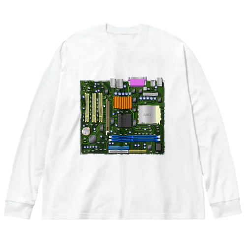 パソコンのマザーボード Big Long Sleeve T-Shirt