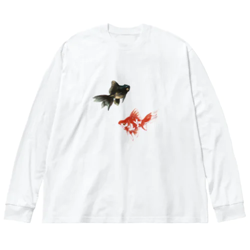 金魚 ビッグシルエットロングスリーブTシャツ