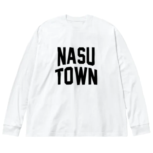 那須町 NASU TOWN ビッグシルエットロングスリーブTシャツ