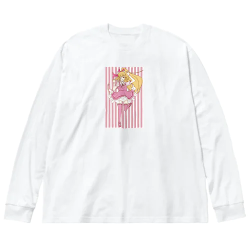 ｶﾞｵｰ!「・ω・)「 Big Long Sleeve T-Shirt