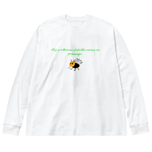 春から熊蜂めっちゃいるよね Big Long Sleeve T-Shirt