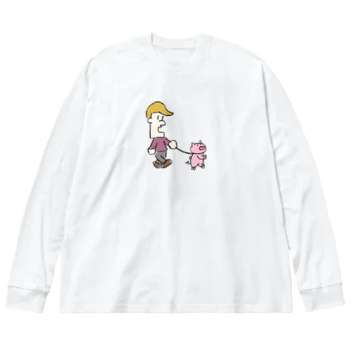 トニー君とトン ビッグシルエットロングスリーブTシャツ