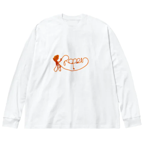 Roper orange Big Long Sleeve T-Shirt