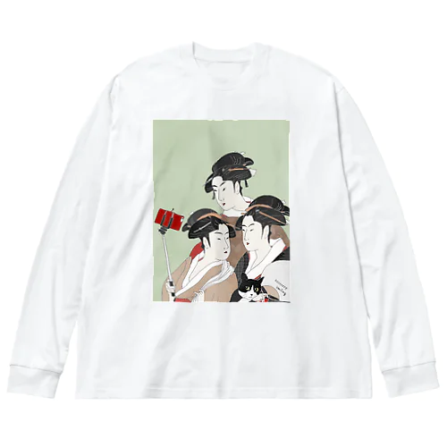 自撮り界隈女子 Big Long Sleeve T-Shirt