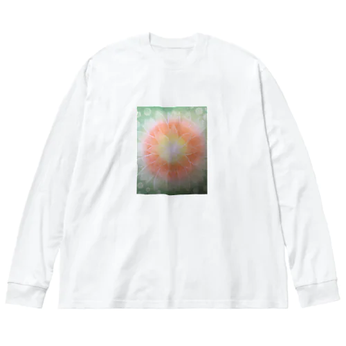 光のパステルアート　陽光 Big Long Sleeve T-Shirt