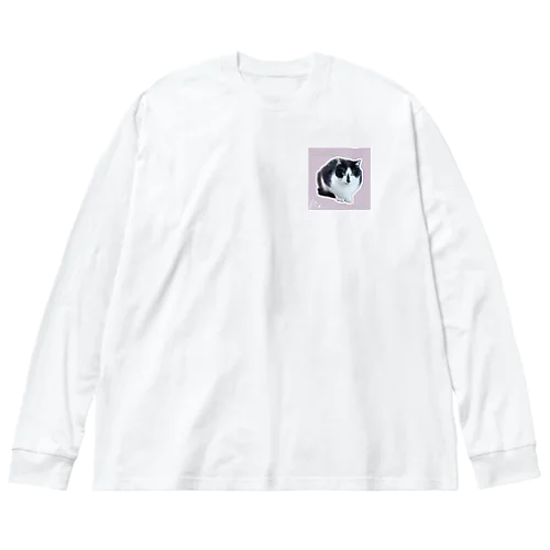 ハナちゃん🌸ピンク系【nekousagi*∩..∩ロゴ入り】  ビッグシルエットロングスリーブTシャツ