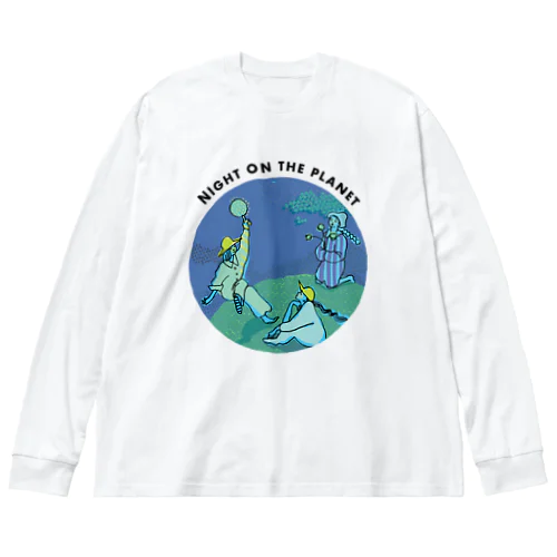 NIGHT ON THE PLANET   Big Long Sleeve T-Shirt