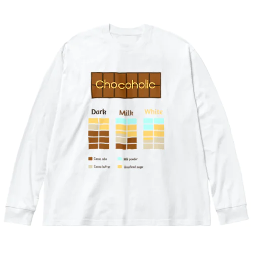 チョコレート大好きさんの為のチョコっとしたデータ（3） Big Long Sleeve T-Shirt