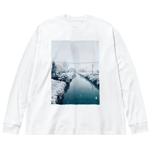 冬の景色1 Big Long Sleeve T-Shirt