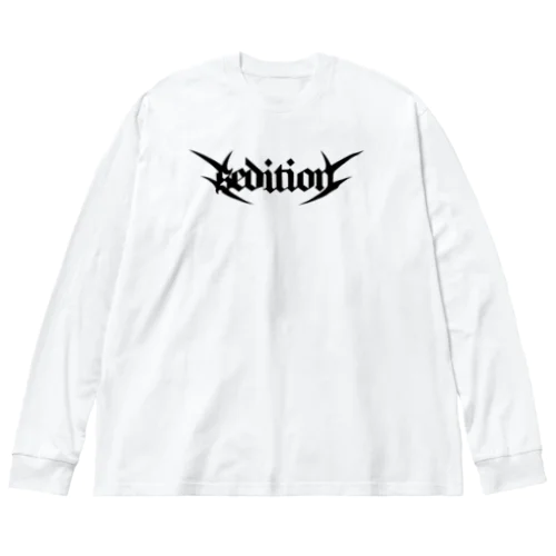 SEDITION(black) ビッグシルエットロングスリーブTシャツ