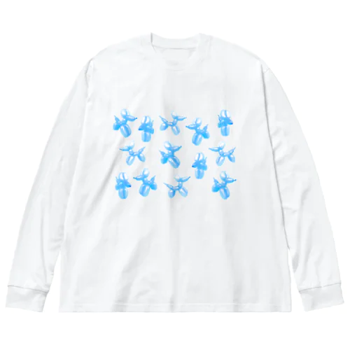 仲間たちだよ！ BALLOON  DOG Big Long Sleeve T-Shirt