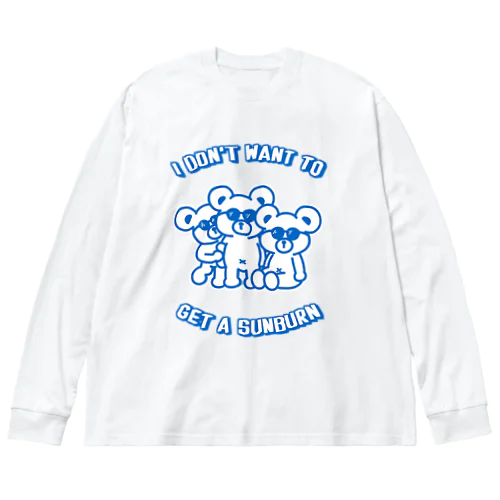 日焼けしたくない ビッグシルエットロングスリーブTシャツ