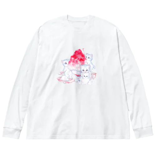 かき氷大好き Big Long Sleeve T-Shirt