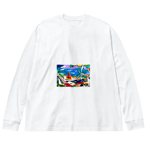 真夏のバカンス Big Long Sleeve T-Shirt