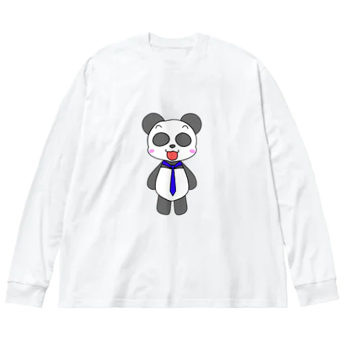 新入社員パンダ ビッグシルエットロングスリーブTシャツ