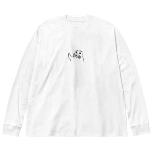 あざらし ビッグシルエットロングスリーブTシャツ