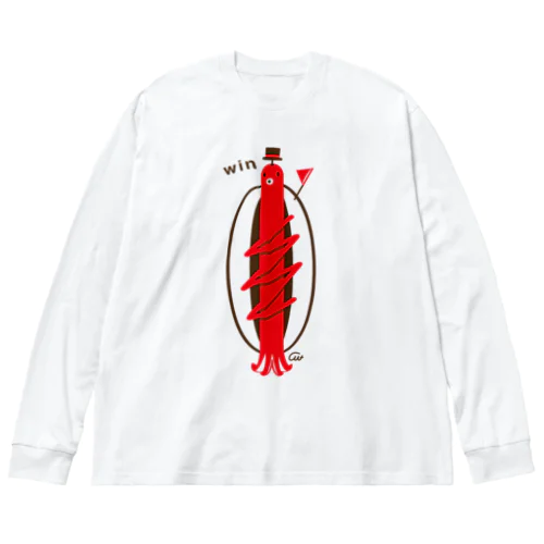 ロングクンのホットドッグA Big Long Sleeve T-Shirt