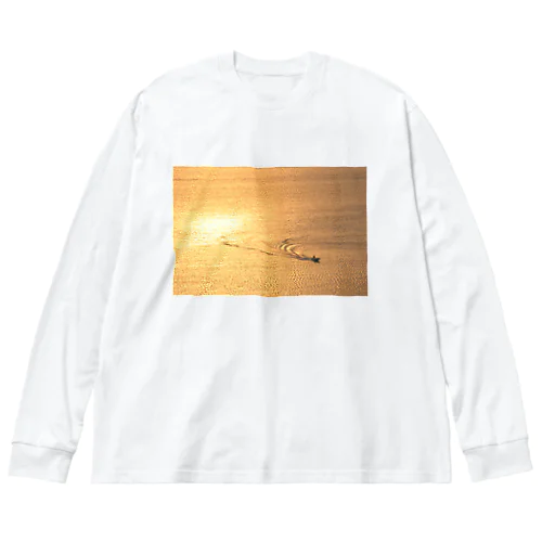 黄金色の海 Big Long Sleeve T-Shirt