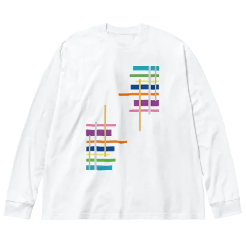 格​子 Big Long Sleeve T-Shirt