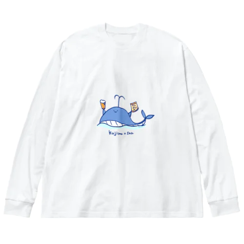 クジラさん ビッグシルエットロングスリーブTシャツ