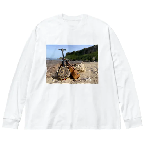 三線&ウクレレ　 Big Long Sleeve T-Shirt