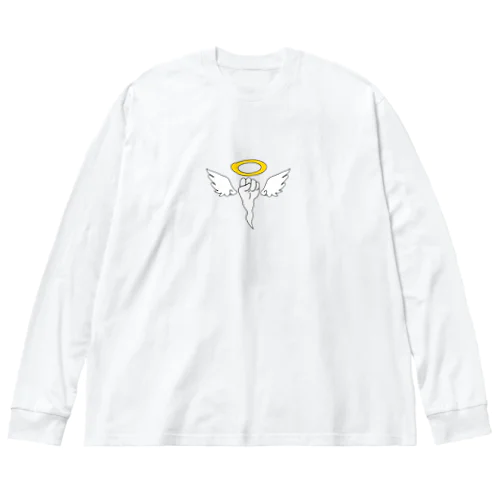 召されグー　ワンポイント Big Long Sleeve T-Shirt