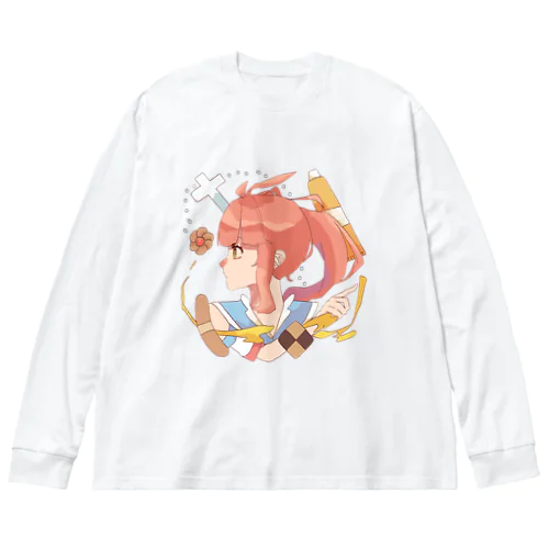 乃木悠里 round Big Long Sleeve T-Shirt