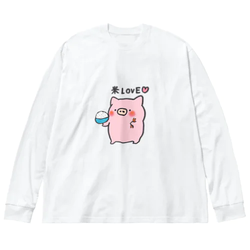 ぶひこちゃん Big Long Sleeve T-Shirt