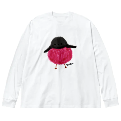 ピンクロビン Big Long Sleeve T-Shirt