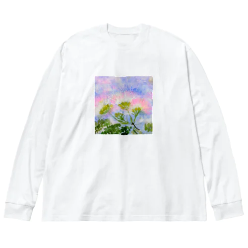 ネムノキの花 ビッグシルエットロングスリーブTシャツ