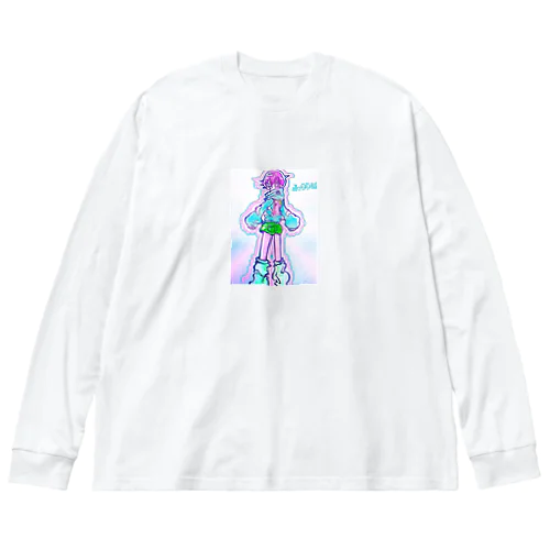 う ビッグシルエットロングスリーブTシャツ