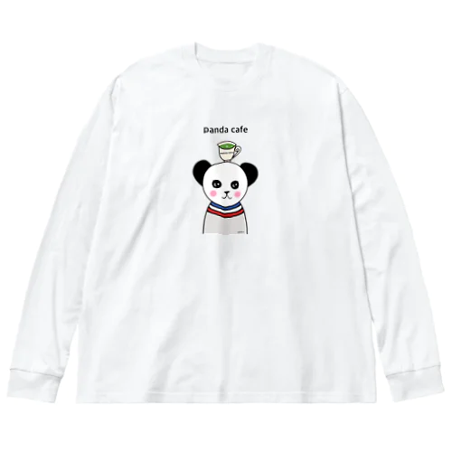 パンダカフェ　トリコロール Big Long Sleeve T-Shirt