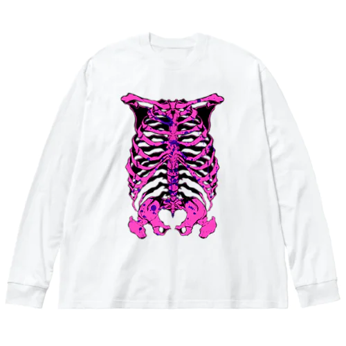 「骨と返り血」 Big Long Sleeve T-Shirt