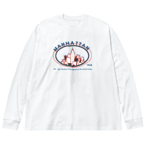 Manhattan 1626 Round Ver. Big Long Sleeve T-Shirt