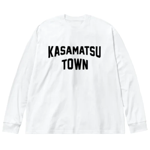 笠松町 KASAMATSU TOWN ビッグシルエットロングスリーブTシャツ