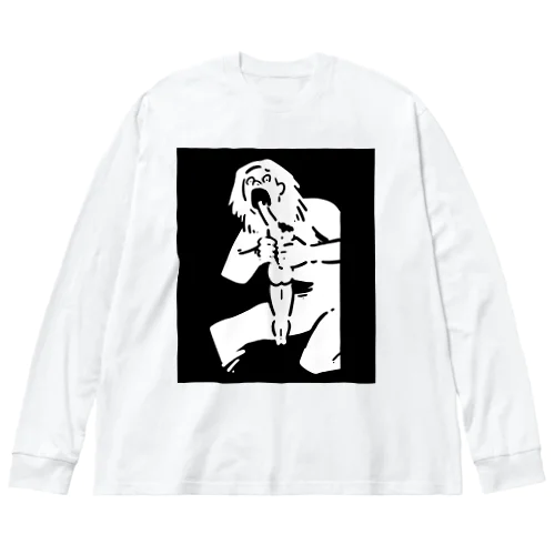 『我が子を食らうサトゥルヌス』（わがこをくらうサトゥルヌス、英語: Saturn Devouring His Son） Big Long Sleeve T-Shirt